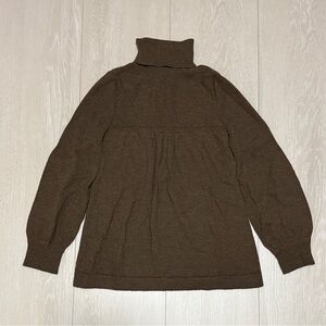 3/$10 Vintage U'db Merino Wool Brown Knit Turtleneck Sweater